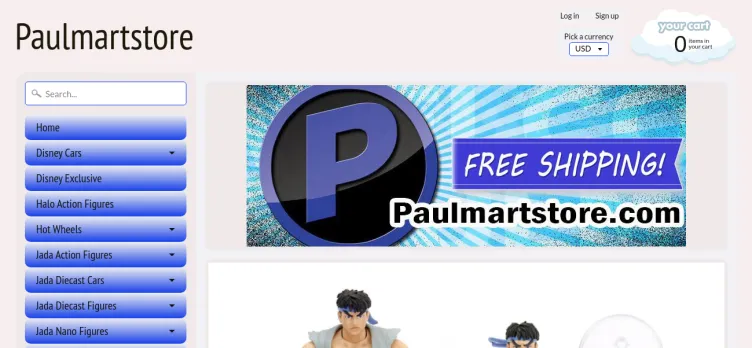 Screenshot Paulmartstore