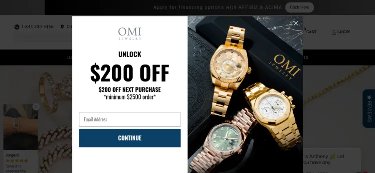 Screenshot Omi Jewelry