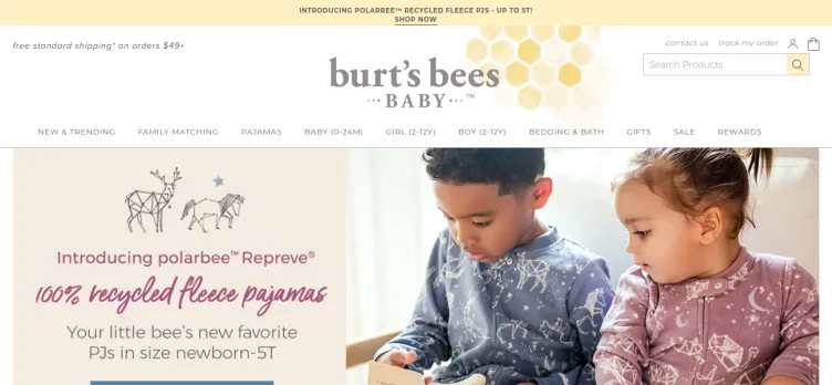 Screenshot Burt's Bees Baby