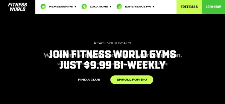 Screenshot Fitness World