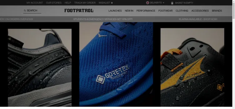 Screenshot Footpatrol