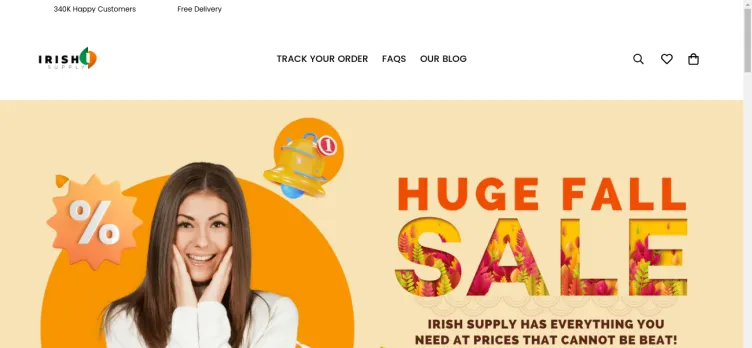 Screenshot Irish Supply