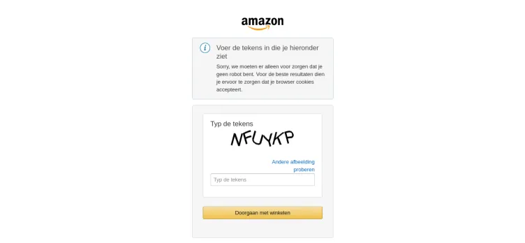 Screenshot Amazon.nl