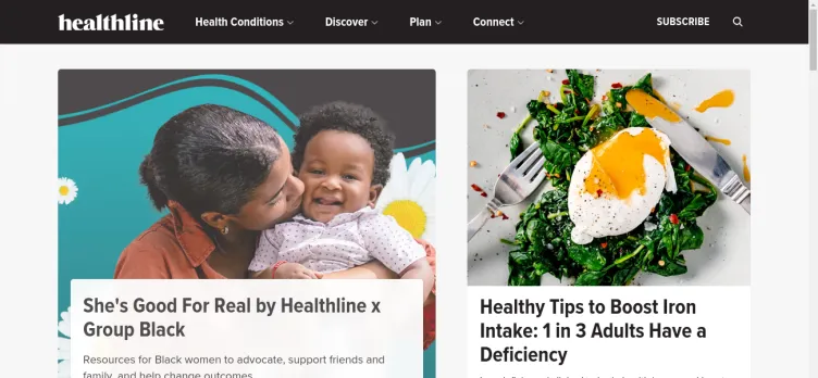 Screenshot Healthline Media