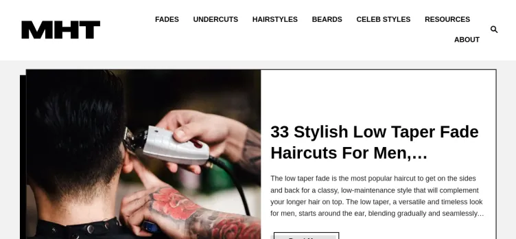 Screenshot Men's Hairstyles Today