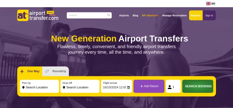 Screenshot Airport Transfer