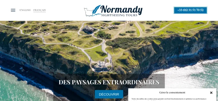 Screenshot NORMANDY Sightseeing Tours