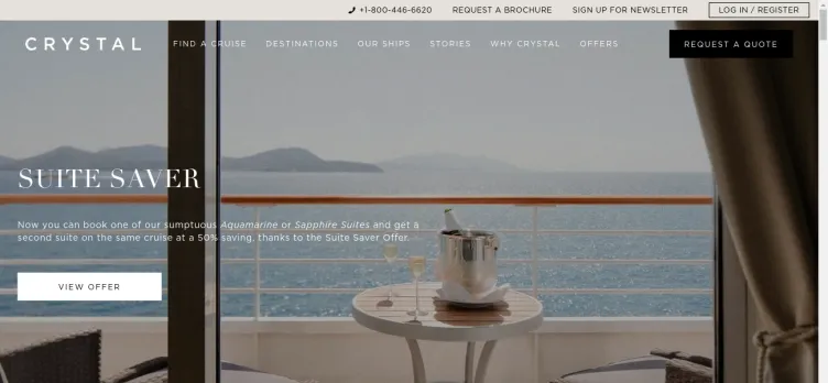 Screenshot Crystal Cruises