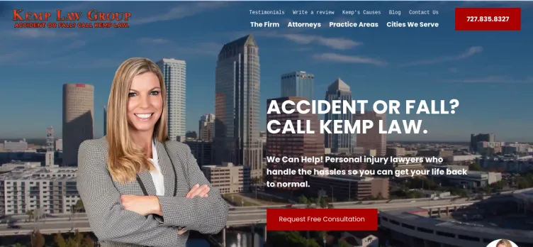 Screenshot Kemp Law Group