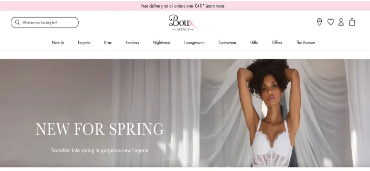 Screenshot Boux Avenue