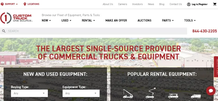 Screenshot CustomTruck.com