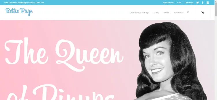 Screenshot Bettie Page