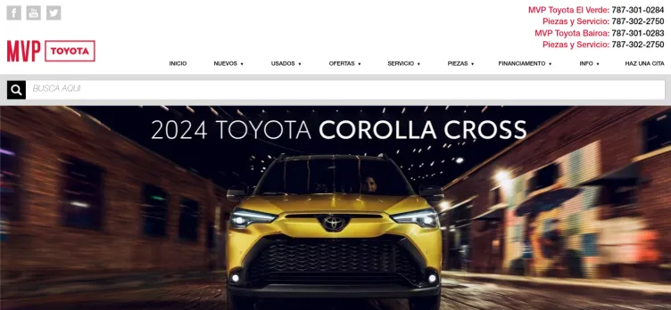 Screenshot MVP Toyota