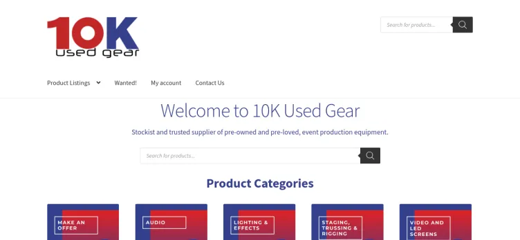 Screenshot 10kused.com