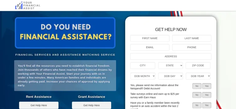 Screenshot Your Financial Assist