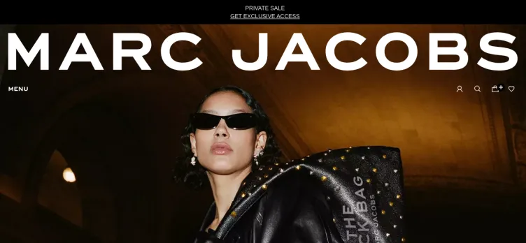 Screenshot MarcJacobs.com