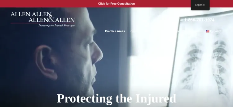 Screenshot AllenAndAllen.com