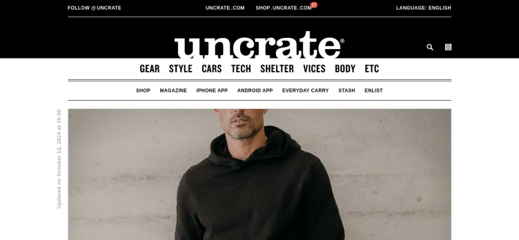 Screenshot Uncrate