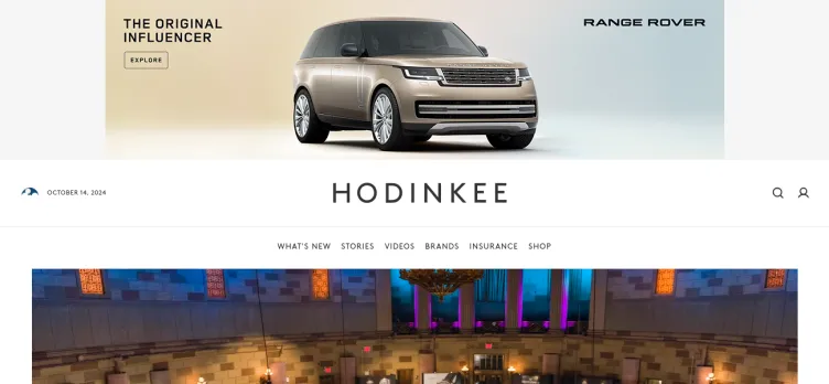 Screenshot Hodinkee