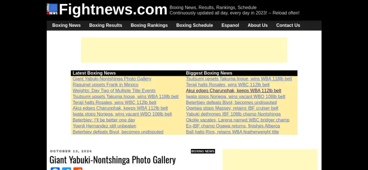 Screenshot Fightnews.com