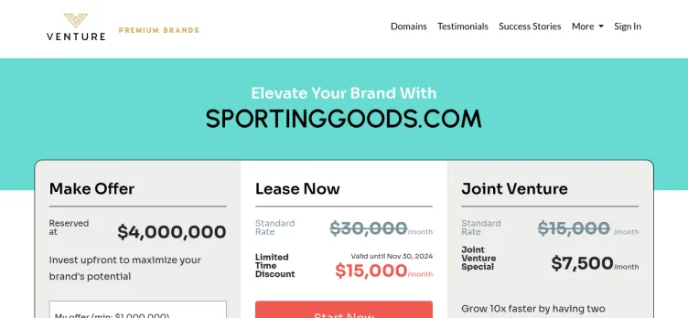 Screenshot Sporting Goods