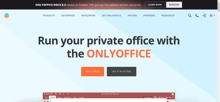 Screenshot OnlyOffice.com