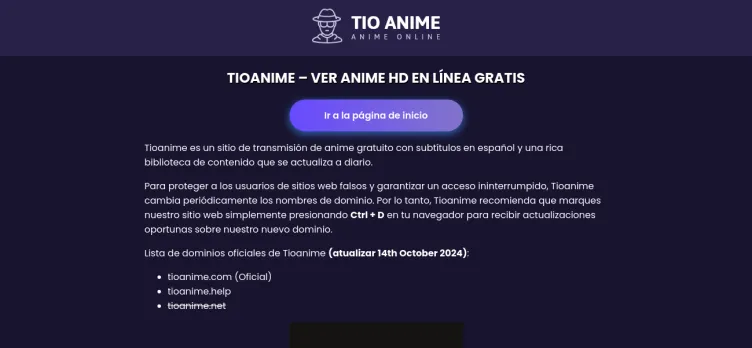 Screenshot Tioanime