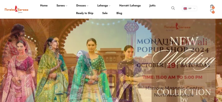 Screenshot Monalisa Sarees