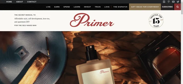 Screenshot Primer Magazine