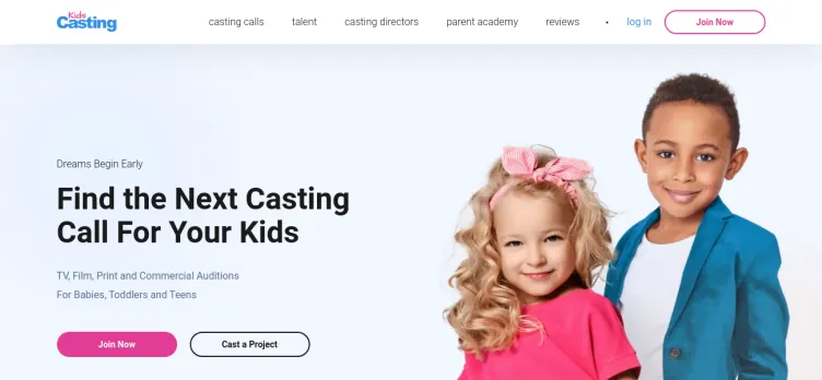 Screenshot KidsCasting