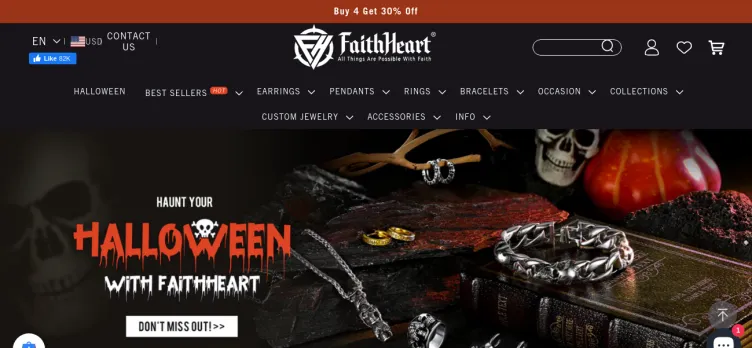 Screenshot FaithHeart Jewelry