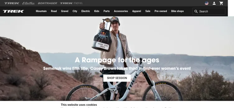 Screenshot Trek Bikes