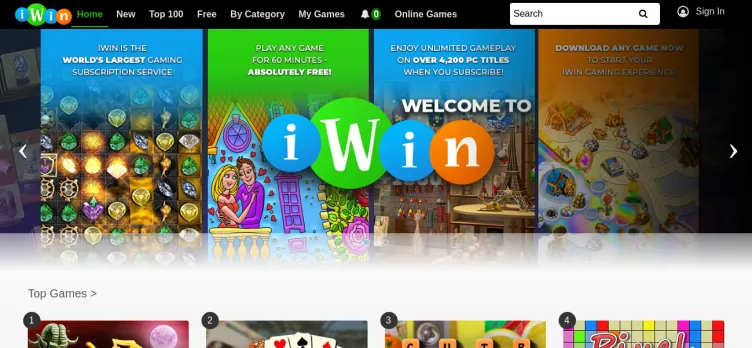 Screenshot iWin.com