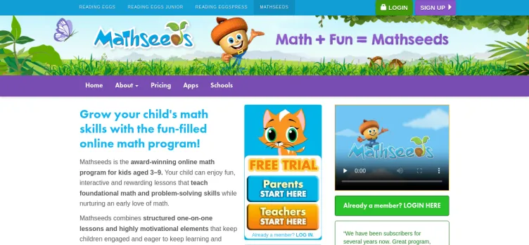 Screenshot Mathseeds