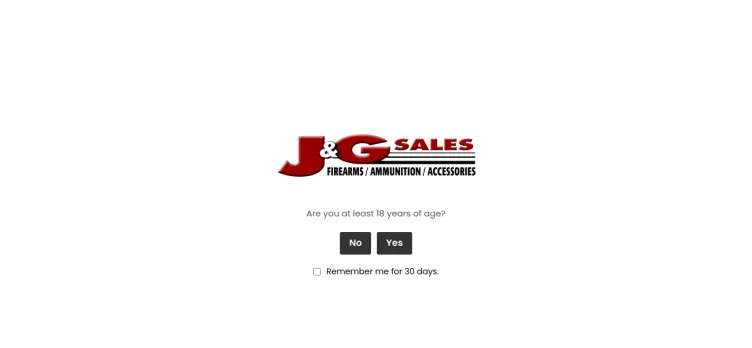 Screenshot JGSales.com