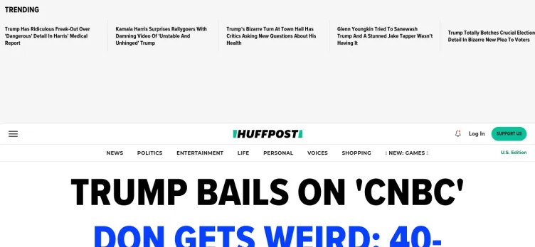 Screenshot HuffPost