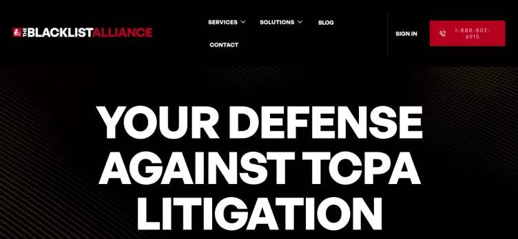 Screenshot BlacklistAlliance.com