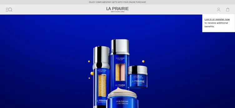 Screenshot La Prairie