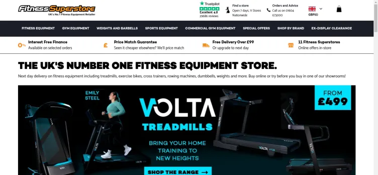 Screenshot Fitness Superstore