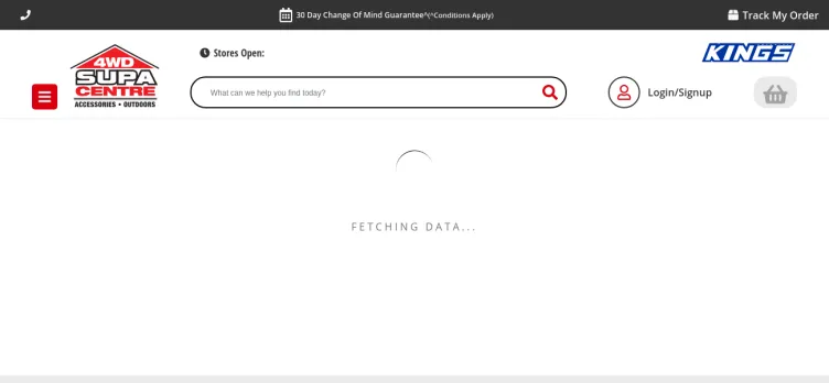 Screenshot 4WDSupacentre.com.au