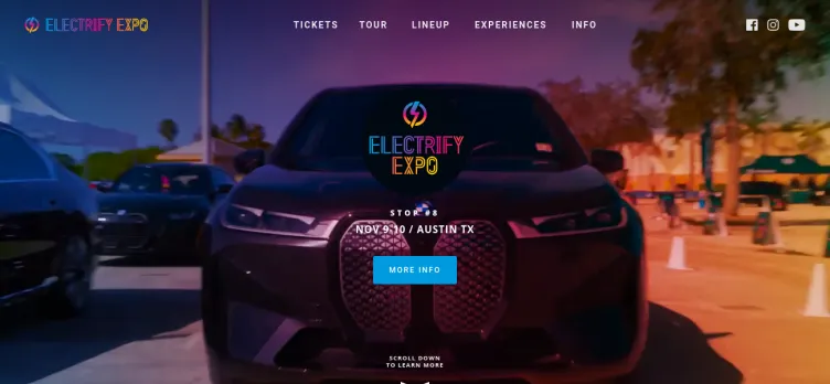 Screenshot Electrify Expo