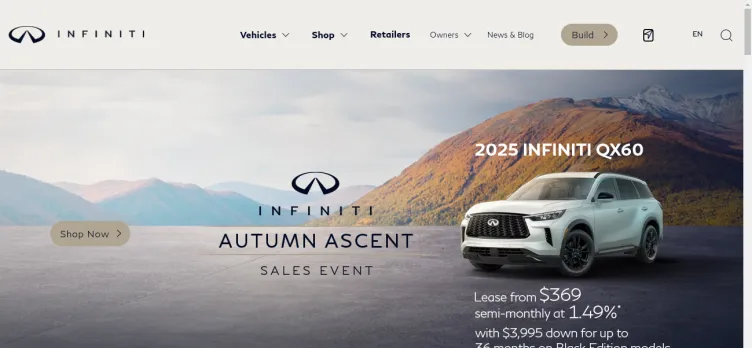 Screenshot INFINITI