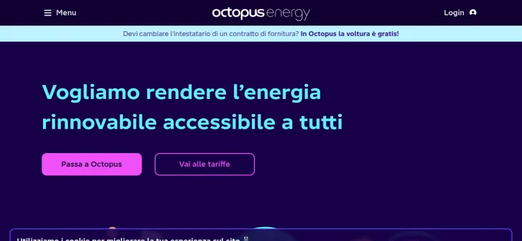 Screenshot OctopusEnergy.it