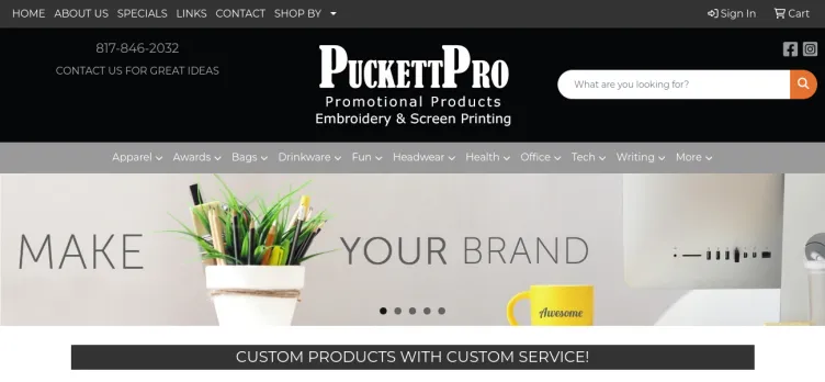 Screenshot PuckettPro