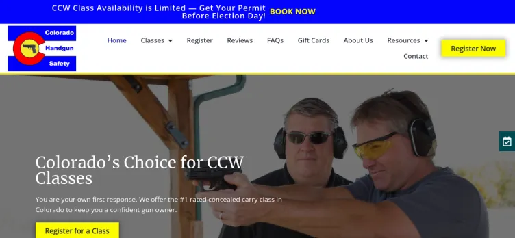 Screenshot Colorado Handgun Safety