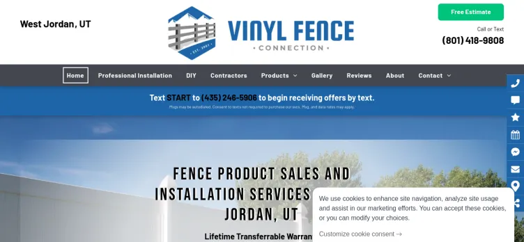 Screenshot Vinyl Fence Connection