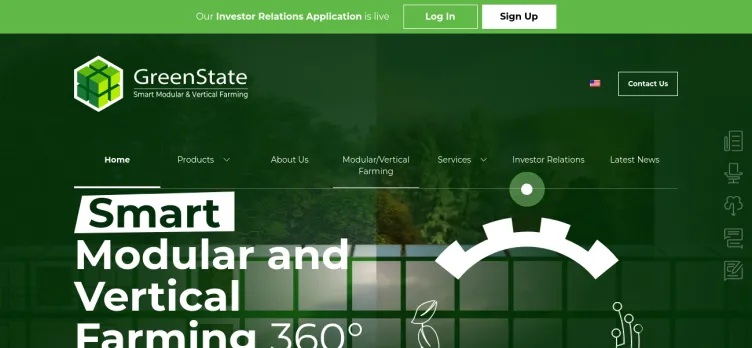 Screenshot GreenState.ch