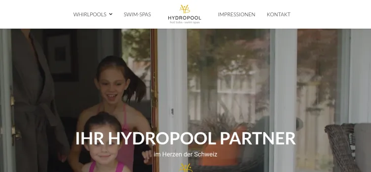 Screenshot Hydropool.ch