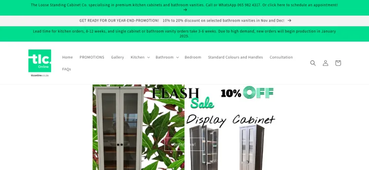 Screenshot TLCOnline.co.za