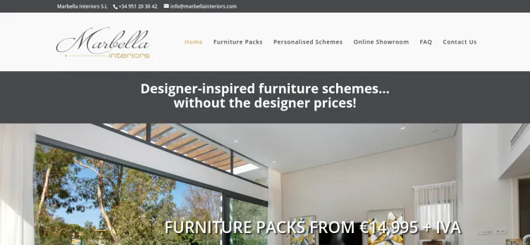 Screenshot Marbella Interiors